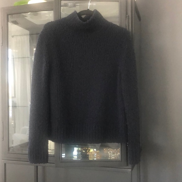 Vince fuzzy navy sweater. - Picture 1 of 2